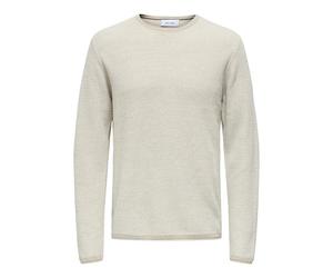 Only & Sons Men's Onseric Reg 12 Struc Crew Knit Noos