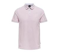 ONLY & SONS Men's Onsfletcher Life Slim SS Polo Noos Shirt, Zephyr/Detail: Melange, XS