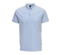 ONLY & SONS Men's Onsfletcher Slim SS Polo Noos T-Shirt, Marina 2, L