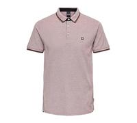 Only & Sons Fletcher Short Sleeve Polo Brown S Men