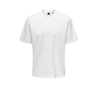 Only & Sons Mens Onsfred Rlx Tee Noos T-Shirt, Bright White, S UK