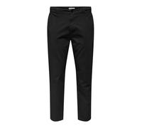 ONLY & SONS Men's Onsfree Regular 0183 Pant Noos, Black, 28 W/34 L
