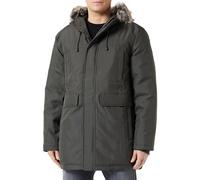 ONLY & SONS Men's Onsfuture OTW Faux Fur Parka Winter Jacket, Peat, XL