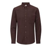 ONLY & SONS Men's Onsgudmund Slim 1-Pkt Solid Shirt Noos, Coffee Bean, M