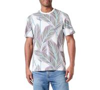 ONLY & SONS Men's Onskobe Reg Banana Leaf AOP SS Tee T-Shirt, Cloud Dancer, XS