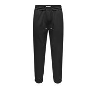 ONLY & SONS Men's Onslinus Crop Tap 0192 Pant Joggers, Black, S