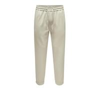 ONLY & SONS Men's Onslinus Crop Tap 0192 Pant Joggers, Silver Lining, M
