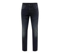 ONLY & SONS ONSLOOM Slim Blue Black 6921 DNM Noos, Blue Black Denim, 32 W/32 L