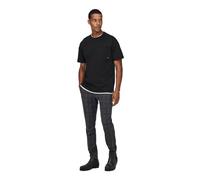 ONLY & SONS Men's Onsmark Check Pants Hy Gw 9887 Noos Trouser, Black 1, 29 W/32 L