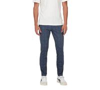 Only & Sons Trousers ONSMARK CHECK PANTS HY GW 9887 in Marine US 28 / 32