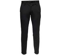 ONLY & SONS Men's Onsmark Pant Gw 0209 Noos Trouser, Black (Black Black), W31/L32 (Manufacturer Size: 31)