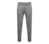 Only & Sons Men's Onsmark Pant Gw 0209 Noos Trouser, Grey (Medium Grey Melange Medium Grey Melange), 29W 30L UK