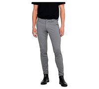 ONLY & SONS Men's Onsmark Pant Gw 0209 Noos Trouser, Grey (Medium Grey Melange Medium Grey Melange), W30/L32 (Size: 30)