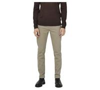 ONLY & SONS Men's Onsmark Pete Life SLM Chin 0013 PNT Noos Chino Trousers, Chinchilla, 28 W/ 30 L