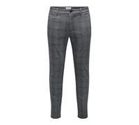 ONLY & SONS Men's Onsmark Slim Check 020919 Pant Noos Fabric Trousers, Dress Blues, 32 W/34 L