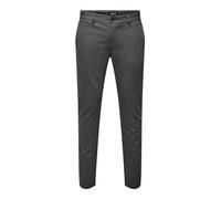 Only & Sons Men's Onsmark Slim Check Pants 9887 Noos Black 33W/34L