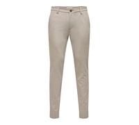 ONLY & SONS Men's Onsmark Slim Tap 0209 Melange Pant Noos Trouser, Fall Skirt, 34 W/32 L
