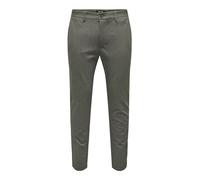 ONLY & SONS Men's Onsmark Tap Herringbone 2911 Pant Noos Trouser, Teak, 33 W/32 L