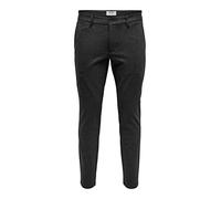 Only & Sons Men's Onsmark Trousers Gw 0209 Noos Pants, Dark Grey Melange, 31W 30L UK