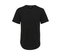 ONLY & SONS Men's Onsmatt Longy Ss Tee Noos T-Shirt, Black, S