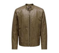Only & Sons Men's Onsmike Pu Racer Jacket OTW Vd Biker, Monks Robe, XL