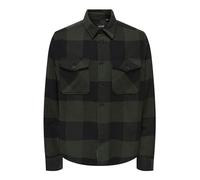 ONLY & SONS Men's ONSMILO Life LS Check Overshirt NOOS Shirt, Forest Night, S
