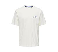 Only & Sons Men's Onsmilo Sketch RLX Coast SS Tee, Cloud Dancer, M
