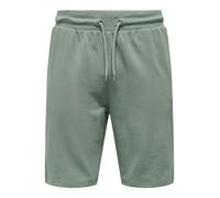 ONLY & SONS Men's Onsneil Sweat Shorts Noos SweatShorts, Castor Gray, M