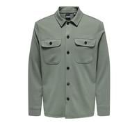 ONLY & SONS Mens Onsnewkodyl Overshirt Sweat Noos Casual Shirt, Castor Gray, M UK