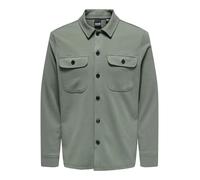 ONLY & SONS Mens Onsnewkodyl Overshirt Sweat Noos Casual Shirt, Castor Gray, M UK