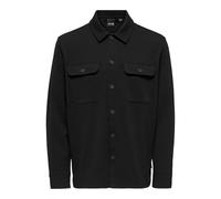 ONLY & SONS Men's Onsnewkodyl Overshirt Sweat Noos Shirt, Black, XL