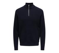 Only & Sons Mens Onsphil Reg 12 Cotton Half Zip Knit Noos Sweater, Dark Navy, XXL UK