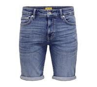 ONLY & SONS Men's Onsply Dbd 8773 Shorts Tai DNM Noos, Dark Denim Blue, M