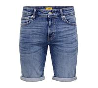 ONLY & SONS Men's Onsply Dbd 8773 Shorts Tai DNM Noos, Dark Denim Blue, S