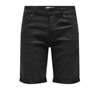 Only & Sons Black Ply Jog 8581 Pim Denim Shorts