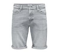 ONLY & SONS Mens Onsply MGD 8774 Tai DNM Noos Shorts, Medium Grey Denim, L UK