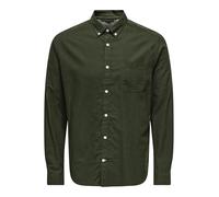 ONLY & SONS Men's Onsroad Life Reg Melange LS Shirt Long Sleeve, Rosin, M