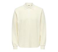 Only & Sons Men's Male Onstrevor Polo Shirt, Antique White, S
