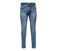 ONLY & SONS Men's Onswarp P Pk 8810 Noos Skinny Jeans, Blue (Blue Denim), W32/L34 (Manufacturer Size: 32)