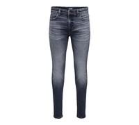 ONLY & SONS Men's Onswarp Skinny Jax Dbd 8795 Dcc DNM Vd Jeans, Dark Denim Blue, 29 W/34 L