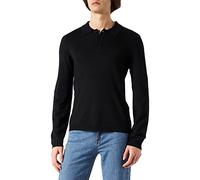 ONLY & SONS Men's ONSWYLER Life LS Polo Knit Sweater, Black, M