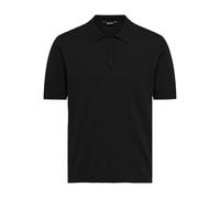 ONLY & SONS Men's ONSWYLER Life REG 14 SS Polo Knit NOOS Pullover Sweater, Black,