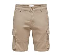 ONLY & SONS Men's Shorts, Chinchilla, S