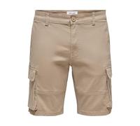ONLY & SONS Men's Shorts, Chinchilla, S