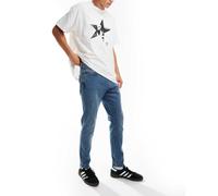 Only & Sons Mens slim tapered fit jeans in mid blue wash - Sky Blue - Size 30W/34L