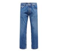 ONLY & SONS Men's Onsedge Straight Bromo 0017 Tai DNM Noos Jeans, Special Bright Blue Denim, 31 W/30 L