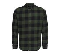 Only & Sons NOS Men's Onsgudmund Ls Checked Shirt Noos Casual Shirt, Green (Forest Night Forest Night), X-Large