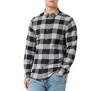 Only & Sons NOS Men's Onsgudmund Ls Checked Shirt Noos Casual Shirt, Grey (Griffin Griffin), Large