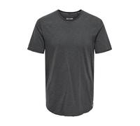 ONLY & SONS Onsbenne Longy SS Tee Nf 7822 Noos, Grey Pinstripe, S