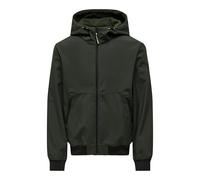 Only & Sons Men's Onsbowie Softshell Bomber OTW Jacket, Peat, S